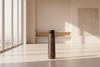 Luxury Etched Copper Water Bottle/Pot - Slim Artisanal Design - 100% Pure Copper