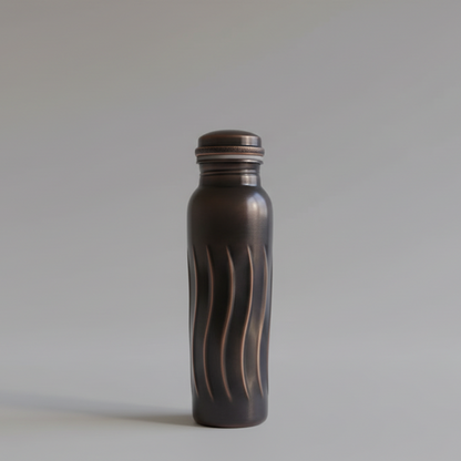 Antique Copper Bottle - 100% Pure Copper for Ayurvedic Wellness (900 ML)