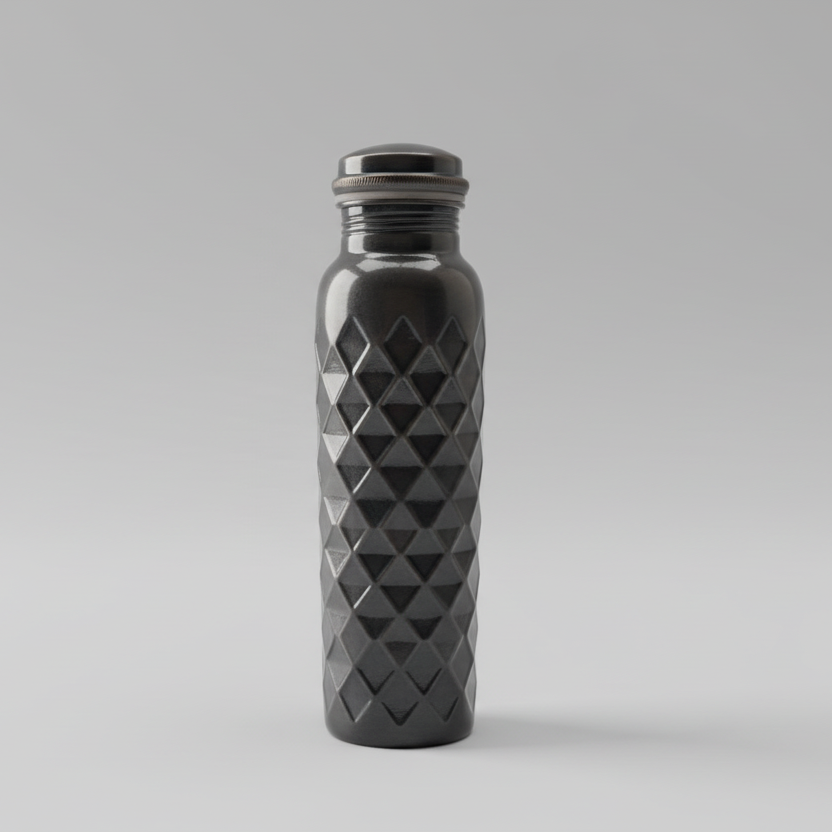 Antique Copper Bottle - 100% Pure Copper for Ayurvedic Wellness (900 ML)