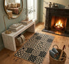 Boho Doormat | Cactus, Geometric Tile & Botanical Designs | Non-Slip Outdoor Welcome Rug