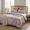 Modern Geometric Abstract King Size Bedsheet – 100% Pure Cotton (108 x 108 inches) with 2 Pillow Covers