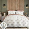 Premium Super King Size 100% Cotton Motif Design Bedsheet (120 x 120 inches) with 2 Pillow Covers