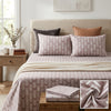 Modern Pattern & Floral King Size Bedsheet (108 x 108 inches) - Premium Printed 3-Piece Set with Ribbon Gift Packaging