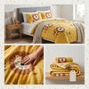 Premium Kids Glazed Cotton Comforter – 150 x 220 cm Single Bed AC Quilt with Pure Fibre Filling