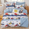 Premium Kids Glazed Cotton Comforter – 150 x 220 cm Single Bed AC Quilt with Pure Fibre Filling