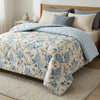 Double-Sided Reversible Comforter - Double Bed, Ultrasonic Stitched Glazed Cotton with Pure Fiber Filling