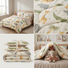 Premium Kids Glazed Cotton Comforter – 150 x 220 cm Single Bed AC Quilt with Pure Fibre Filling