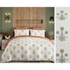 Premium Super King Size 100% Cotton Motif Design Bedsheet (120 x 120 inches) with 2 Pillow Covers