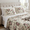 Jaipur Hand Block Print King Size Bed Sheet with Laced Cushion Covers – 108 x 108 in Pure Cotton