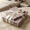 Modern Pattern & Floral King Size Bedsheet (108 x 108 inches) - Premium Printed 3-Piece Set with Ribbon Gift Packaging