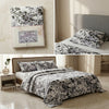 Luxury Glazed Cotton King Size Bedsheet (96 x 108 in) with 2 Matching Pillow Covers – Extra Large Premium Bedding