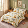 Premium Kids Glazed Cotton Comforter – 150 x 220 cm Single Bed AC Quilt with Pure Fibre Filling