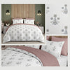 Premium Super King Size 100% Cotton Motif Design Bedsheet (120 x 120 inches) with 2 Pillow Covers