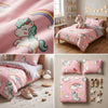 Premium Kids Glazed Cotton Comforter – 150 x 220 cm Single Bed AC Quilt with Pure Fibre Filling