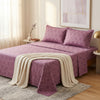 Elite Self-Design King Size Bedsheet (108 x 108 inches) - Premium 3-Piece Set with Ribbon Gift Packaging