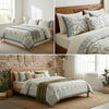 Abstract Jaipuri Hand Block Print King Size Bedsheet – 100% Pure Cotton (108 x 108 in) with 2 Pillow Covers