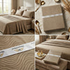 Elite Self-Design King Size Bedsheet (108 x 108 inches) - Premium 3-Piece Set with Ribbon Gift Packaging