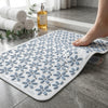 Anti-Skid Silicone-Feel Shower Mat (14 x 28 inches) – Non-Slip Safety Bath Mat made of Soft TPU