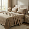 Elite Self-Design King Size Bedsheet (108 x 108 inches) - Premium 3-Piece Set with Ribbon Gift Packaging