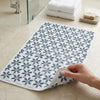 Anti-Skid Silicone-Feel Shower Mat (14 x 28 inches) – Non-Slip Safety Bath Mat made of Soft TPU